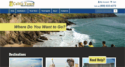 Desktop Screenshot of celtictours.com