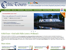 Tablet Screenshot of celtictours.nl